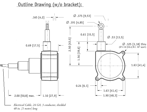 SP2 string pot drawing