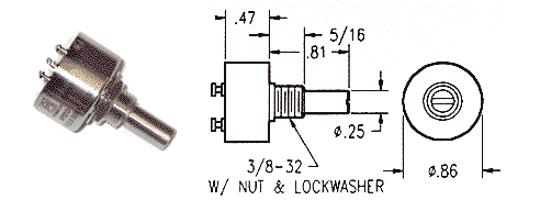 SP22D potentiometer